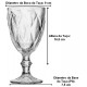 Taça 320ml Diamond Transparente em Vidro Lyor